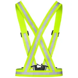 Hi-Viz Reflective Safety Belt Yellow Back